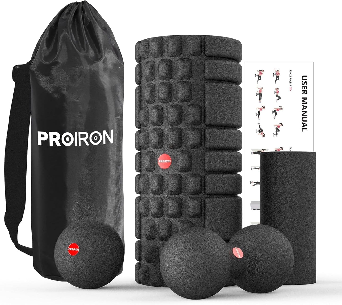 5 in 1 Deep Tissue Foam Roller Set 