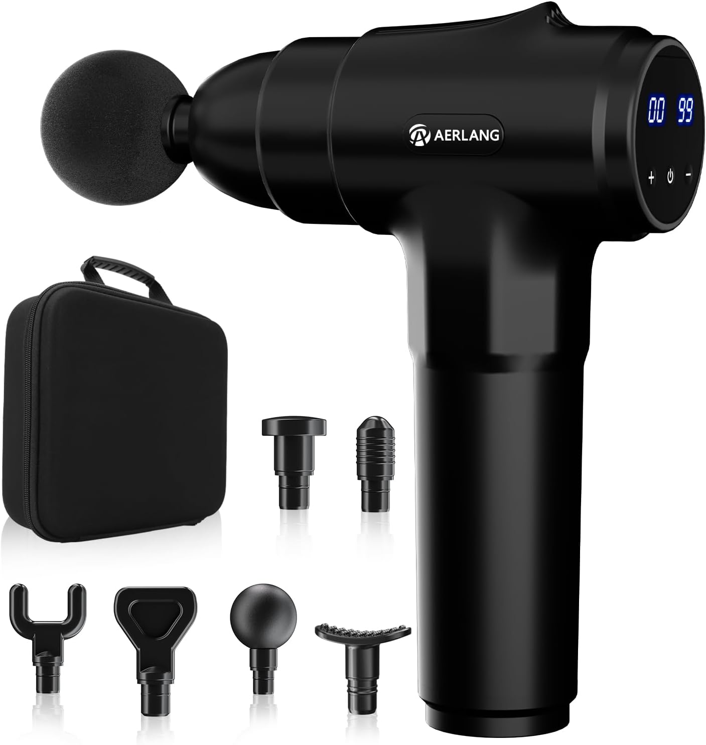 Massage Gun, Massage Gun Deep Tissue, with 10 Speed Levels, Type-C Charging, Portable Handheld Muscle Massager, Home and Office Use, Ideal Gifts for Men