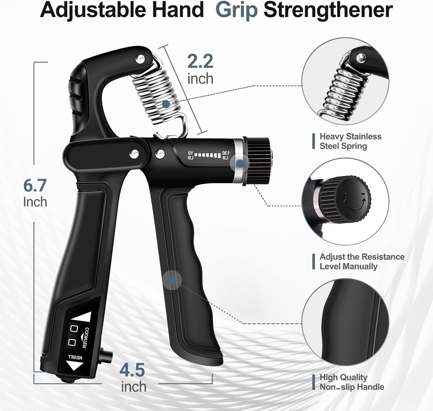 Grip Strength Trainer Kit (5 Pack)