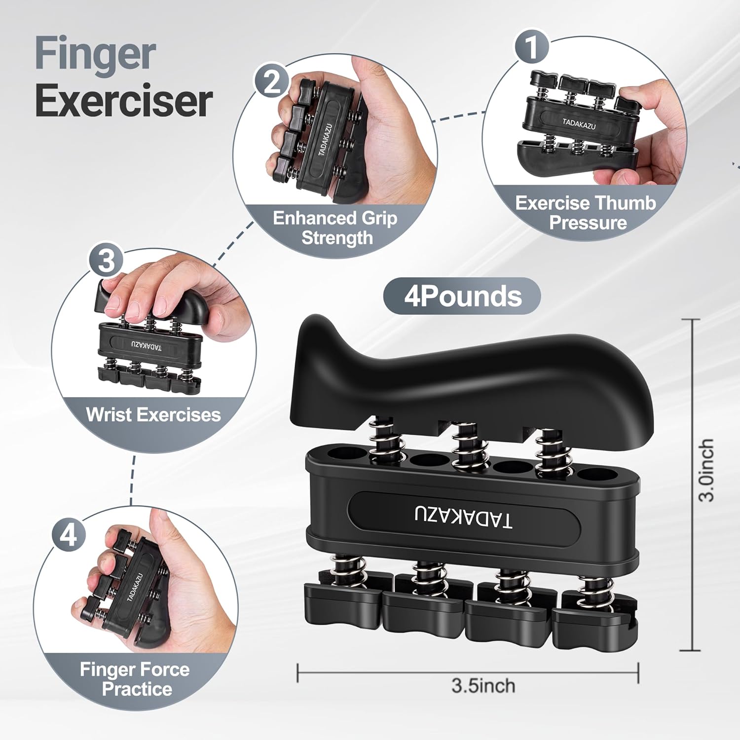 Grip Strength Trainer Kit (5 Pack)