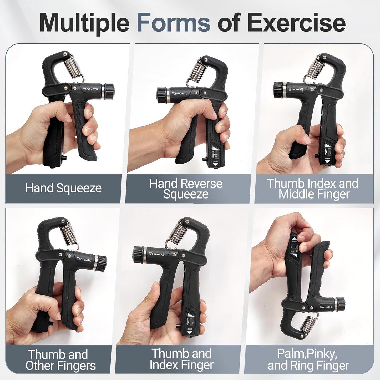 Grip Strength Trainer Kit (5 Pack)