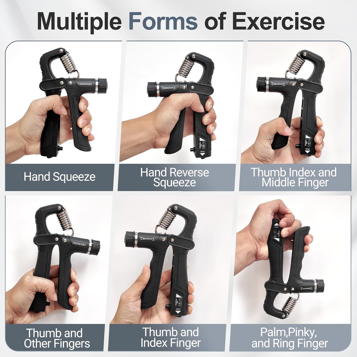 Grip Strength Trainer Kit (5 Pack)