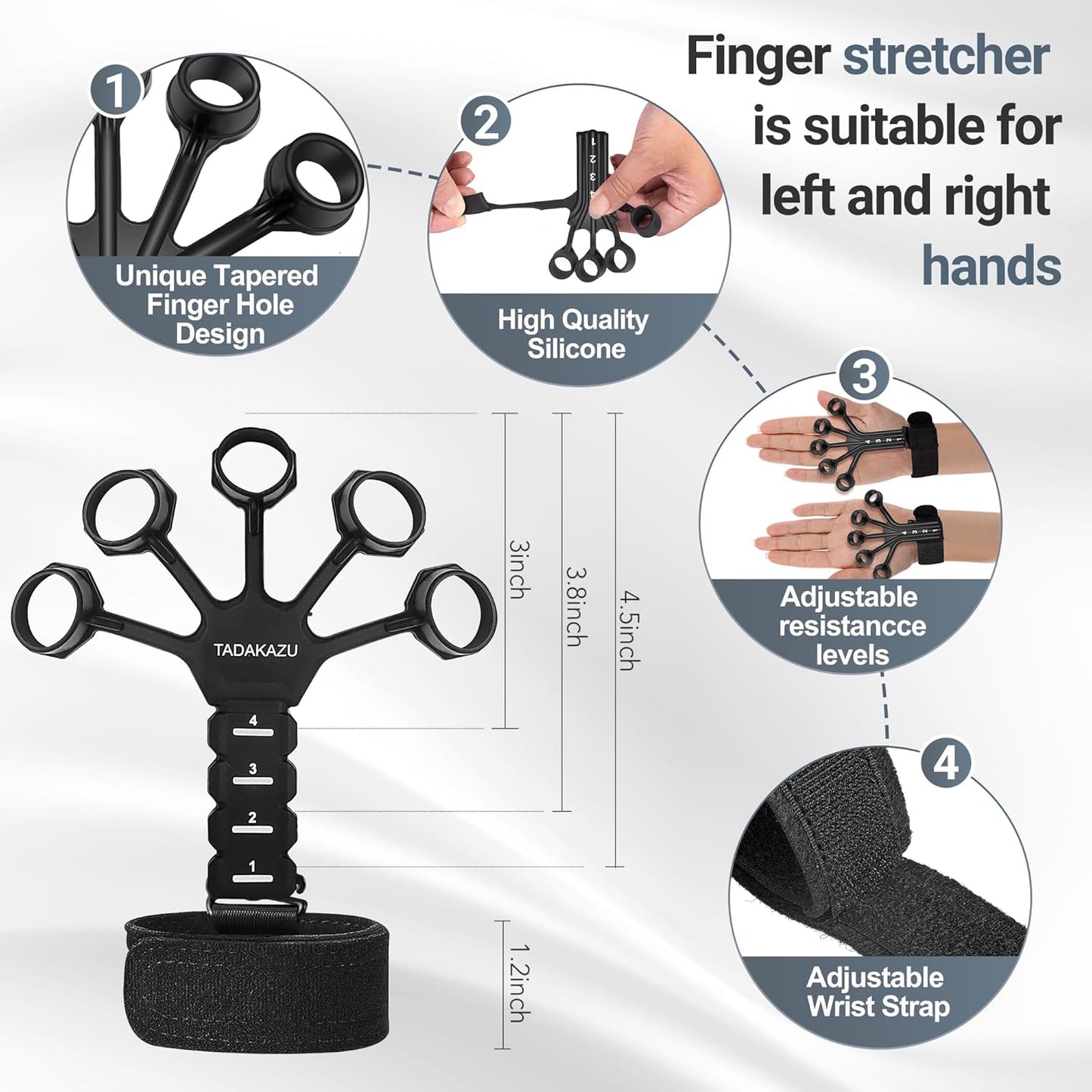 Grip Strength Trainer Kit (5 Pack)