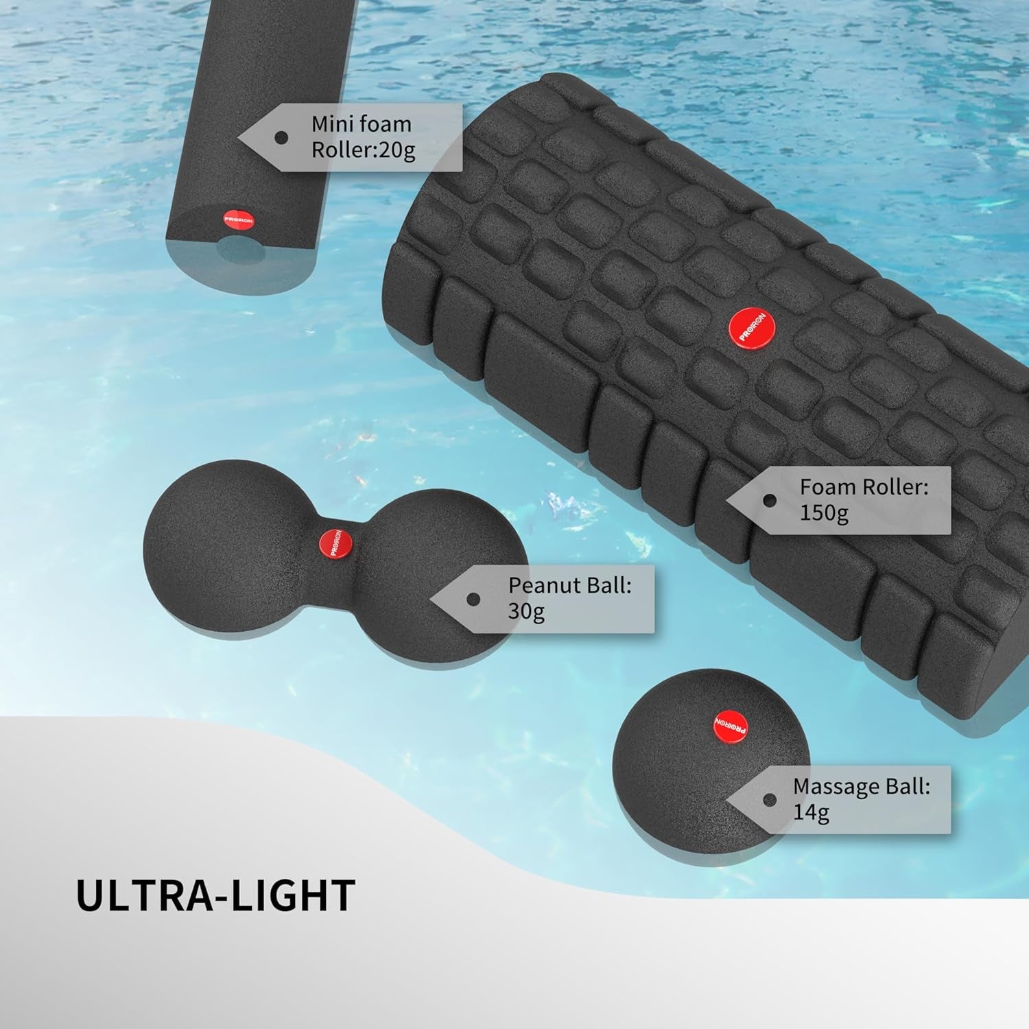 5 in 1 Deep Tissue Foam Roller Set 