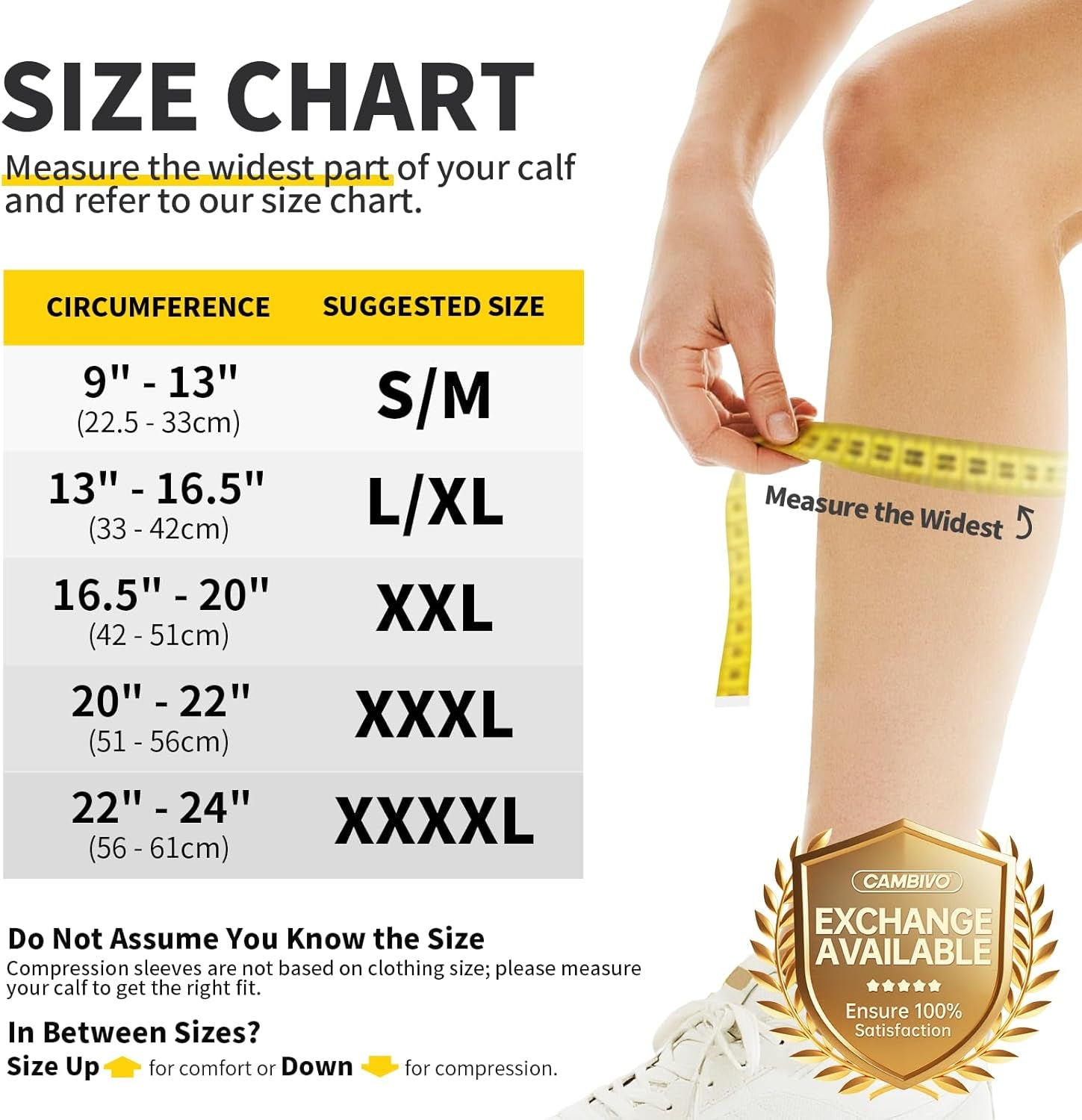 Calf Compression Sleeves 